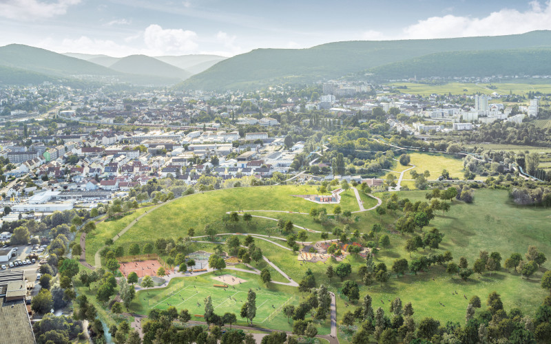 Panoramapark, Grafik: Atelier Loidl, Berlin, Landesgartenschau GmbH